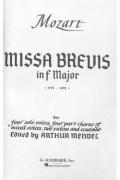 Missa Brevis F-dur Kv 192 (186f)